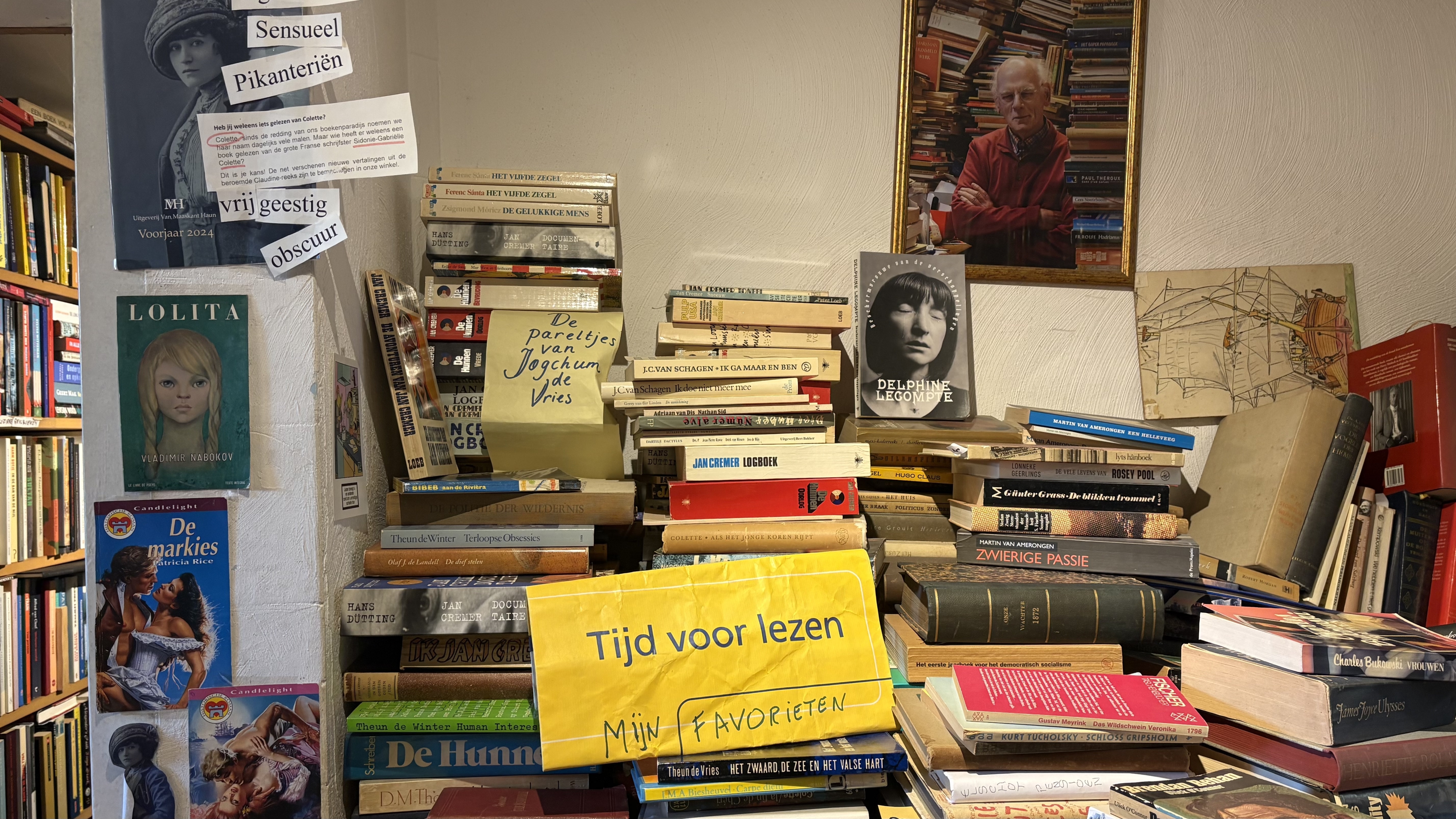 De peareltsjes fan Jogchum hawwe in spesjaal hoekje yn de winkel