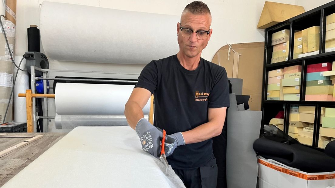 fleece als onderlaag rechtknippen