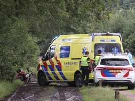 Motorrijder gewond in buitengebied Rossum.