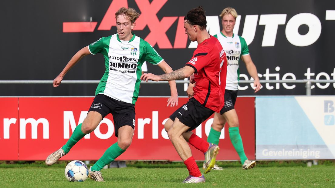 Beeld uit de wedstrijd WHS tegen Yerseke