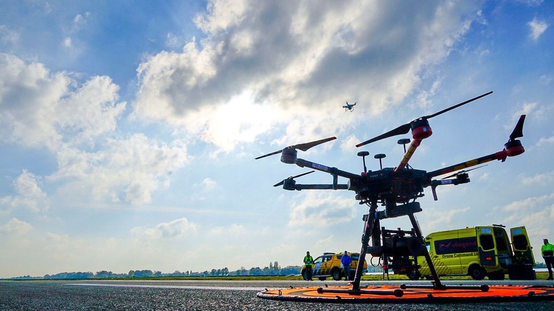 Drones moeten meer ruimte krijgen voor testvluchten in het Noorden (Rechten: RTV Drenthe/Andries Ophof)