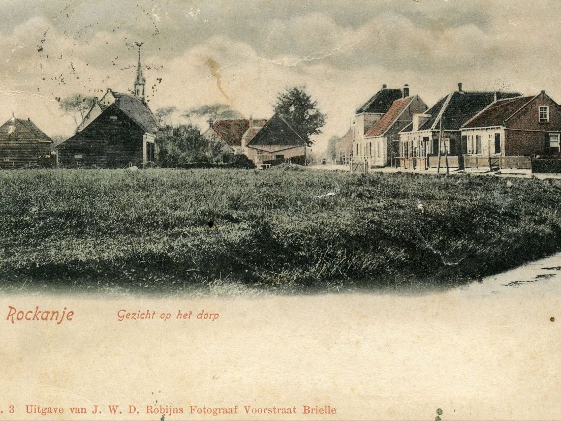 De Dorpsweg in 1905