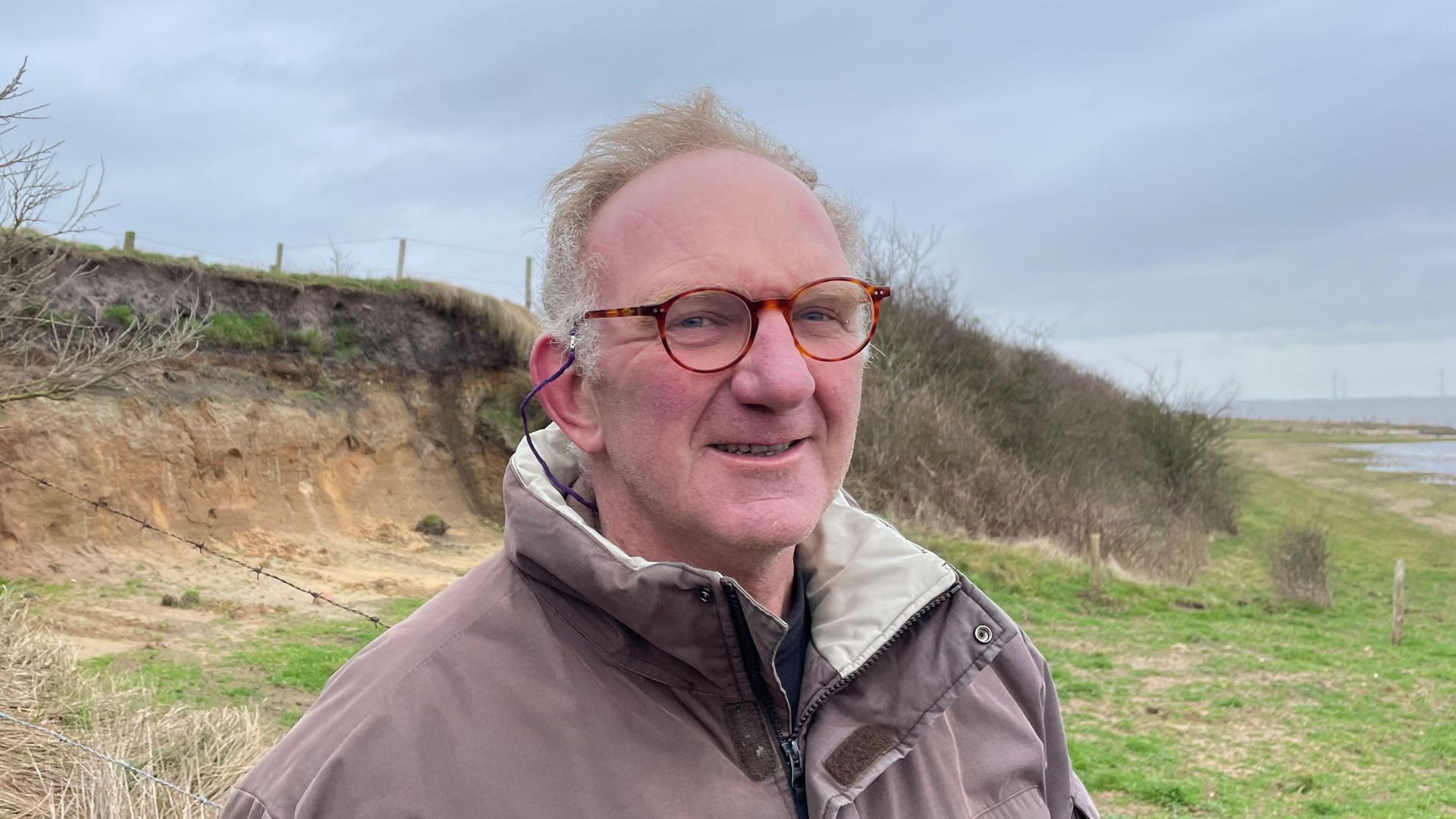 Arnoud van de Ridder by it Aldemardumer Klif