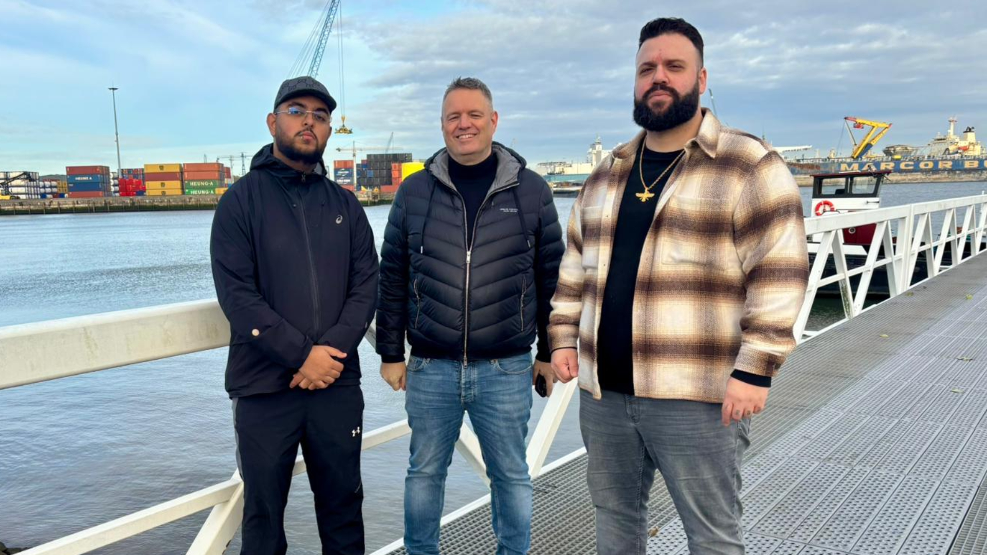 Ouassim Ennacachi, Jelle Posthuma en Iman Jafari Rodsari