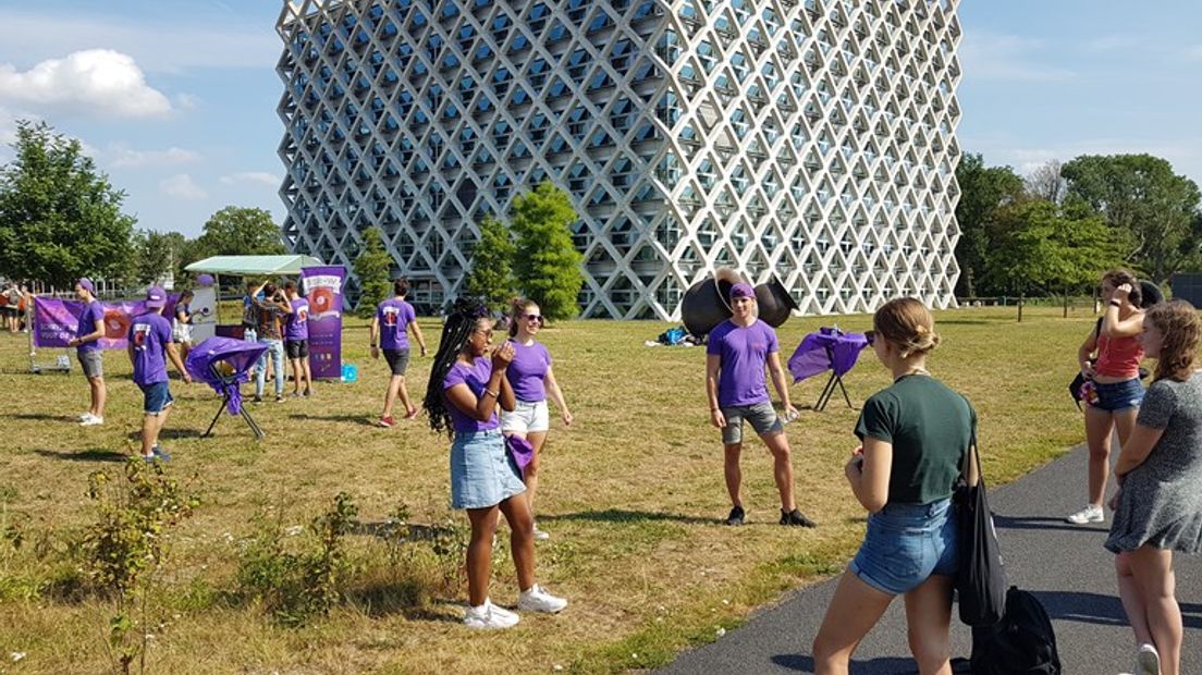 De introductie van eerstejaars studenten in Wageningen verliep door corona dit jaar anders.