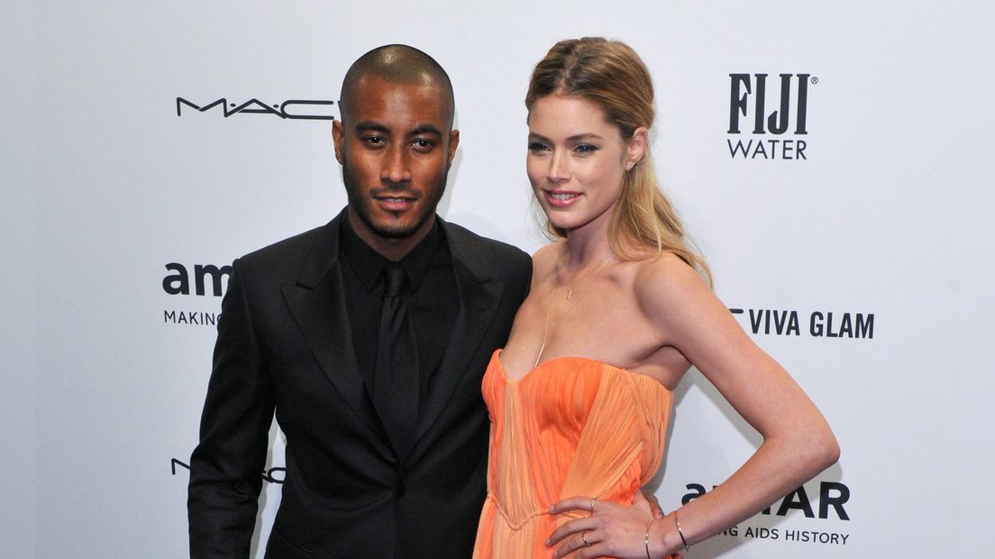 USA AMFAR FASHION 2013: Doutzen Kroes en DJ Sunnery James