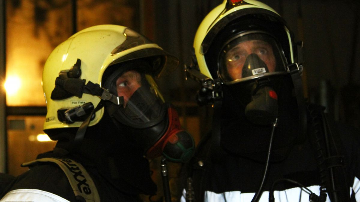 Brand in bakkerij in centrum Leiden