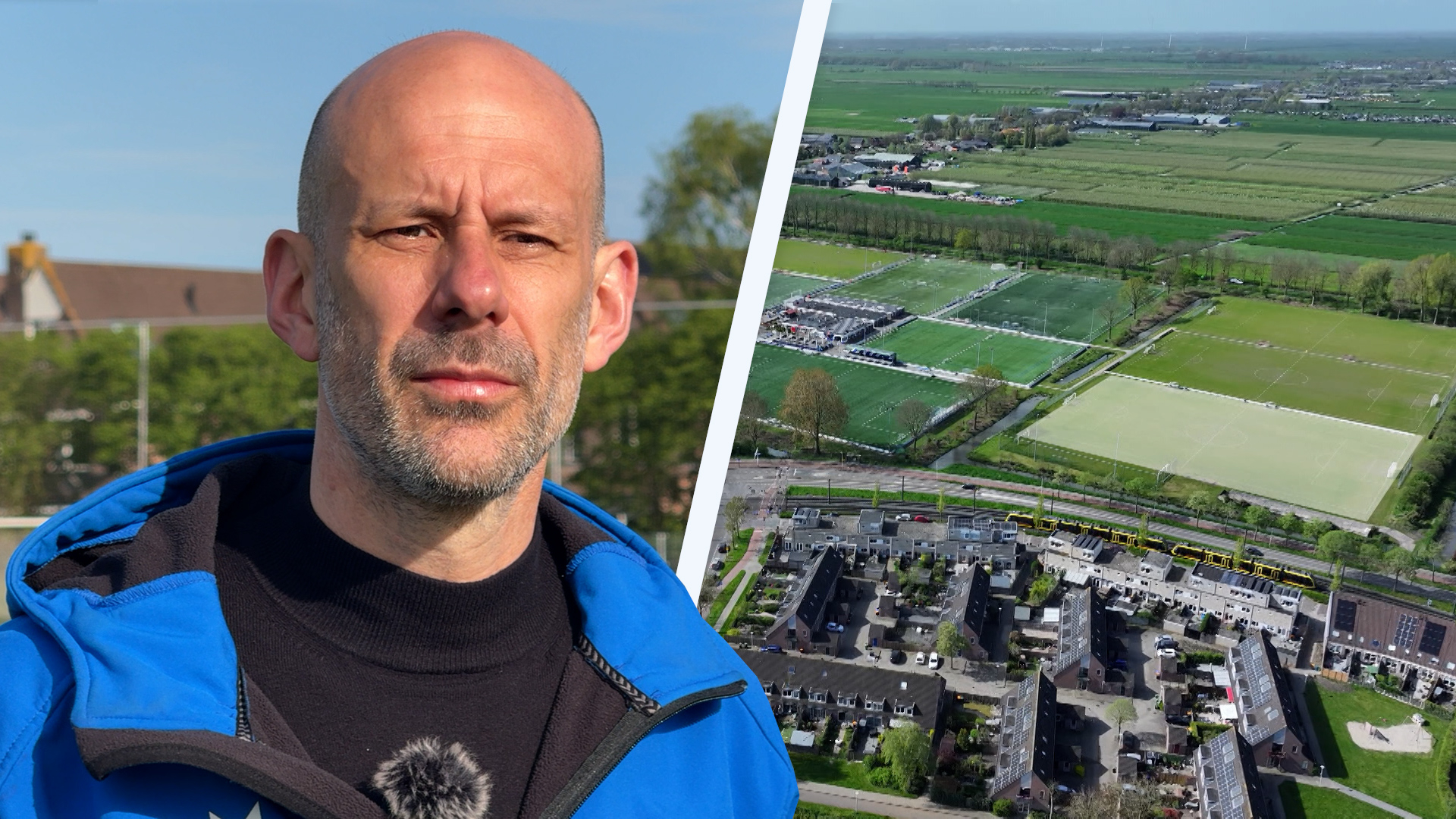 IJsselstein futbol kulübü, sahalarından birinde acil durum barınağı bulunmasına tamamen şaşırdı: 'Bunu neden bilmiyorduk?'