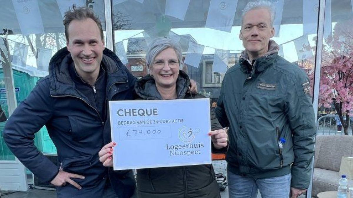 Nunspeet haalt 74.000 euro op voor het goede doel: 'Ik ben er stil van'