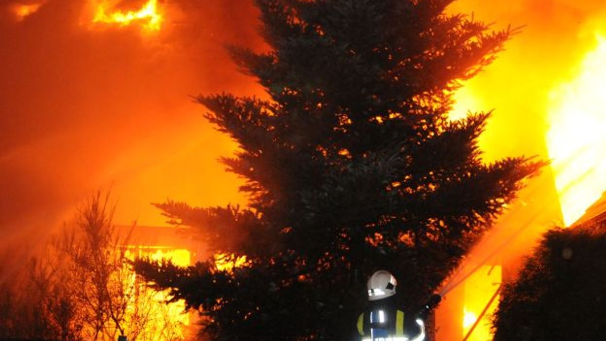 Boerderij uitgebrand in Kerkenveld
