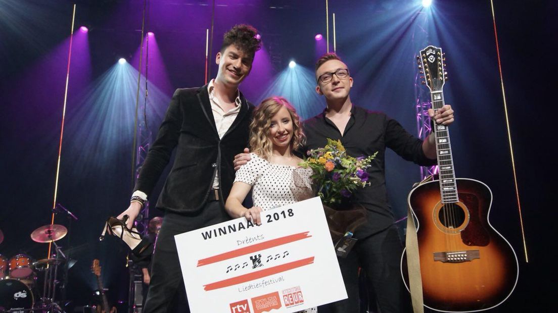 Melissa Meeuwisse won de afgelopen editie van het Drèents Liedtiesfestival (Rechten: RTV Drenthe)