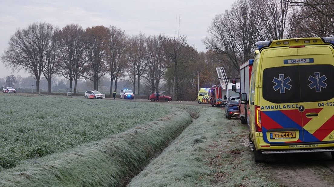 Hulpdiensten rukten vanmorgen voor een ongeval in De Krim. Het slachtoffer bleek te zijn overleden.