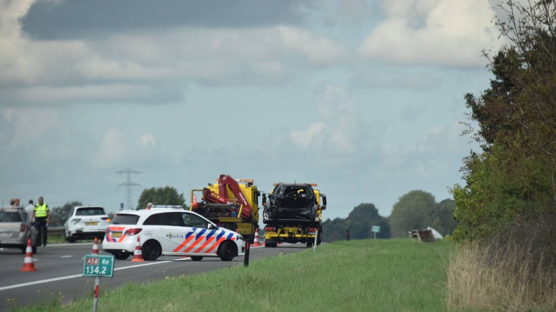 Ongeluk op A58