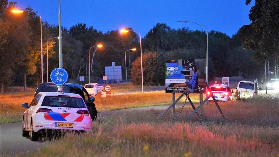 Gisteravond werd het lichaam van de man gevonden bij Emmen (Rechten: Van Oost Media)