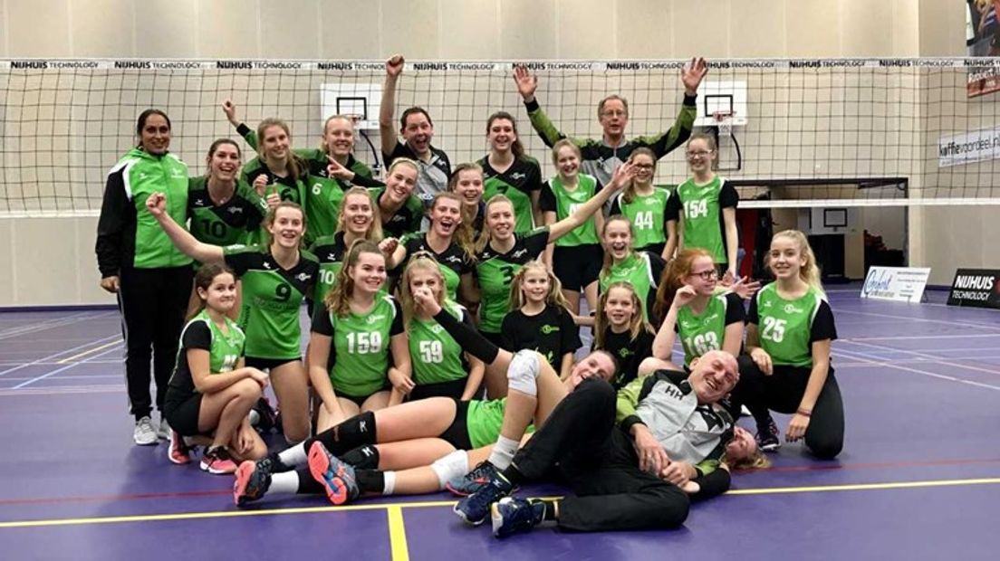 Een dik verdiende overwinning voor de dames van Sudosa Desto (Rechten: (Rechten: Archief RTV Drenthe))