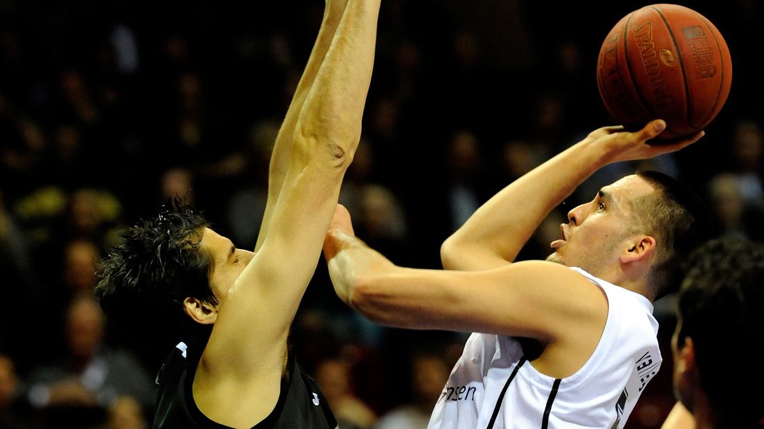 Donar-speler Mark Sanchez in een eerdere wedstrijd dit jaar.