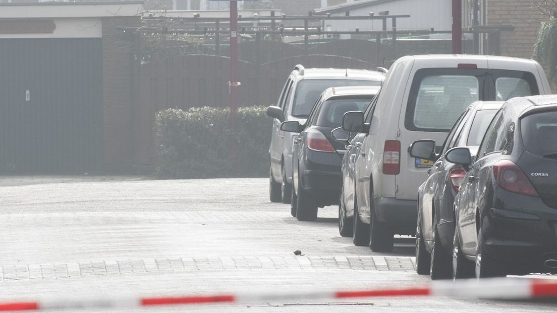 Een van de handgranaten in de Beatrixstraat in Nieuwegein.