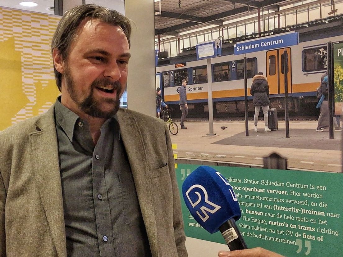 Wethouder Jeroen Ooijevaar (GroenLinks/Progressief Schiedam)