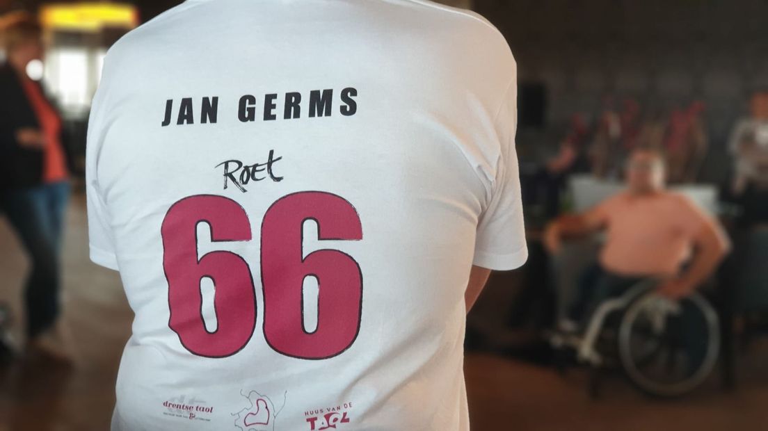Germs' collega's bedachten 'Roet 66', een tour door Drenthe met een knipoog naar de bekende highway in de VS (Rechten: RTV Drenthe/Dylan de Lange)