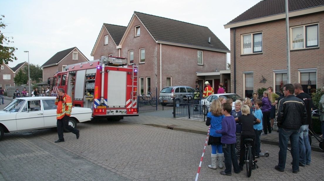 Brandweer schiet te hulp