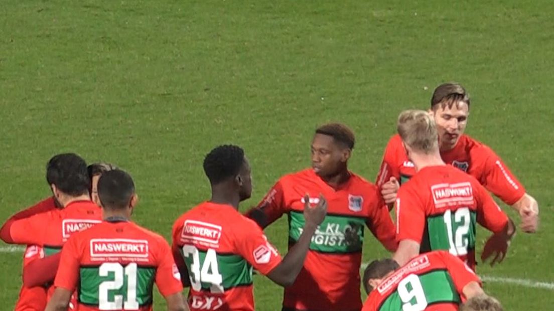 NEC zakt steeds dieper weg in de eerste divisie. Thuis tegen MVV werd met 1-0 verloren, waardoor de Nijmegenaren nu elfde staan.