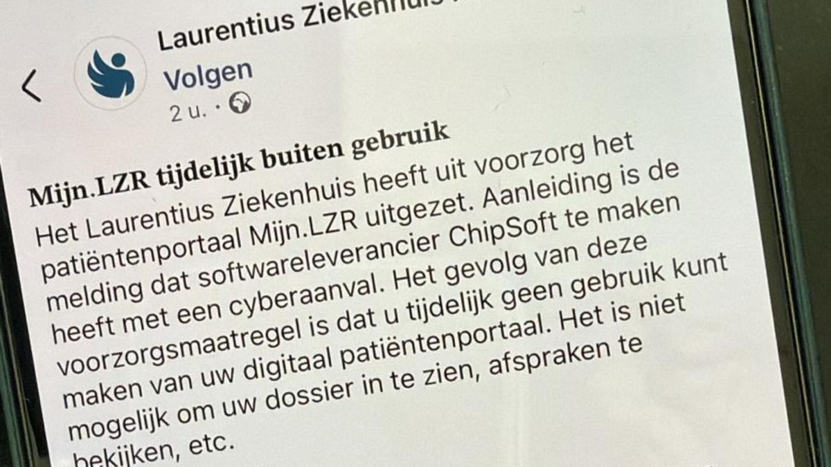 Patiëntportalen Weert en Roermond weer online na cyberaanval