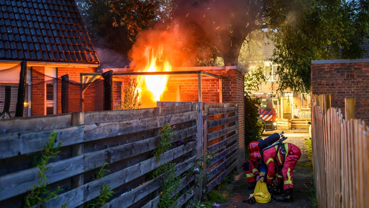 112-nieuws zondag 19 juli: Brand in schuurtje bij woning in Delfzijl
