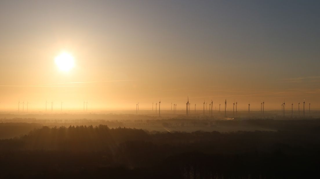 De Groningse skyline.