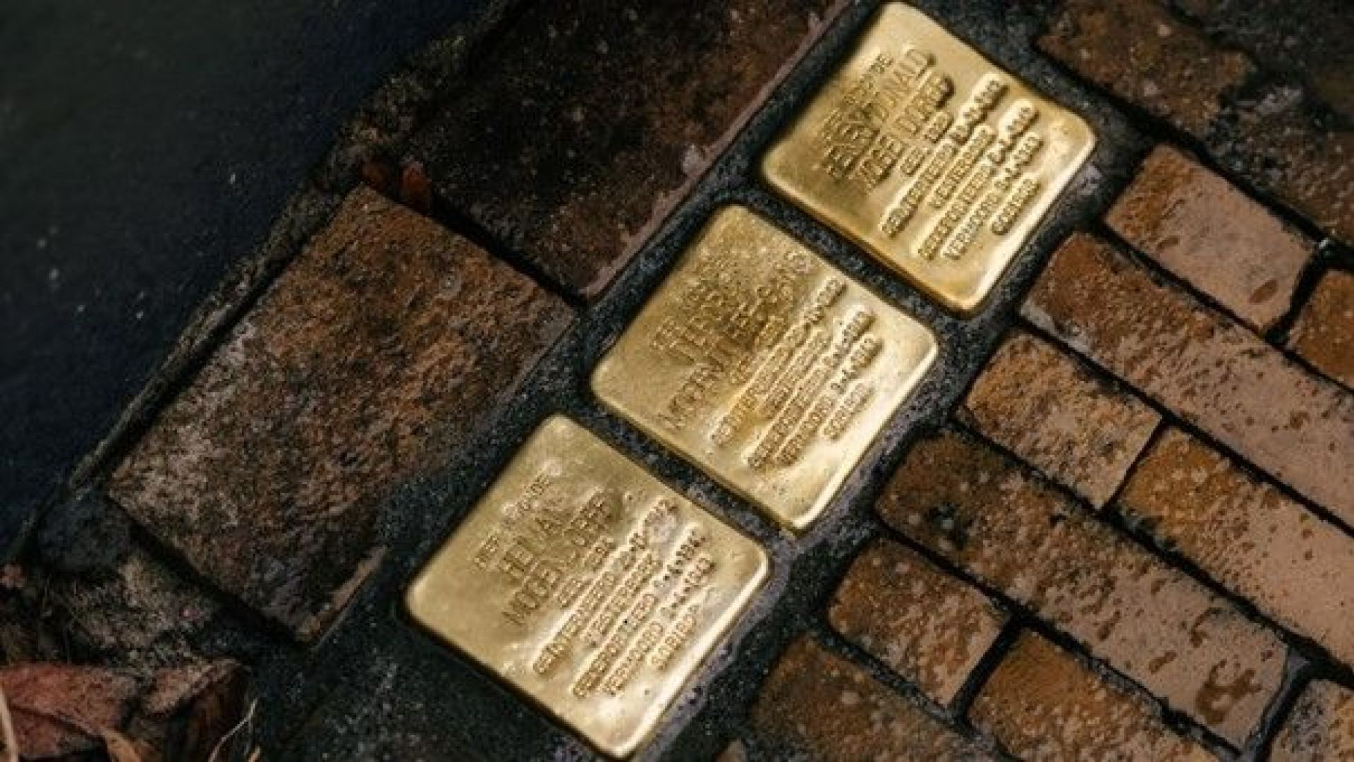 Stolpersteine.