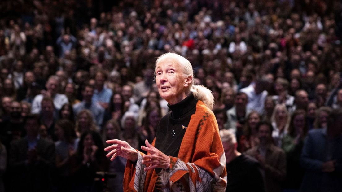Dr. Jane Goodall in het World Forum