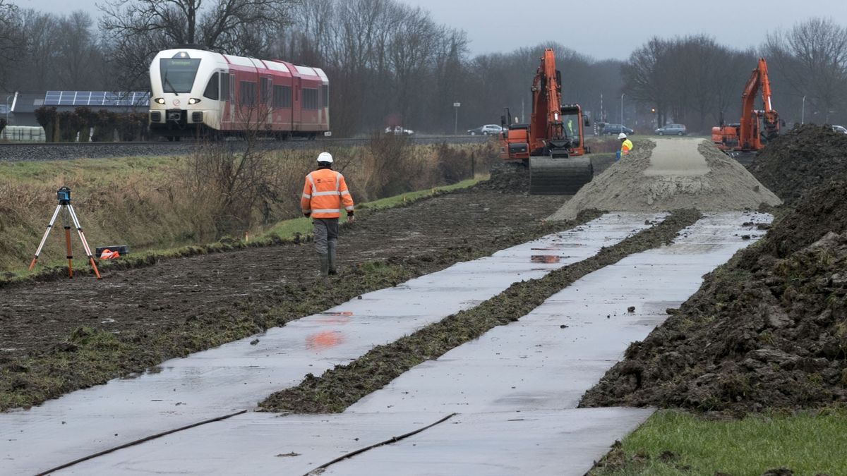 Fotograaf is getuige van incident op spoor Winsum