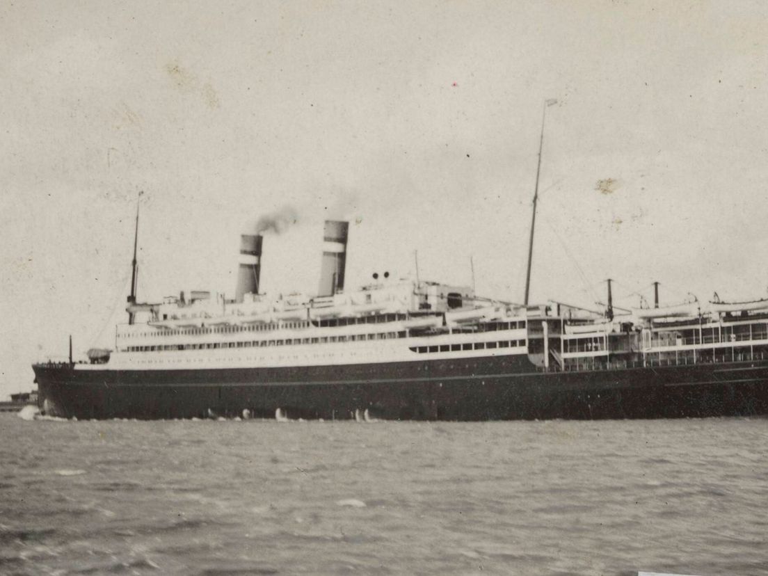 Het ss Rotterdam IV in 1920