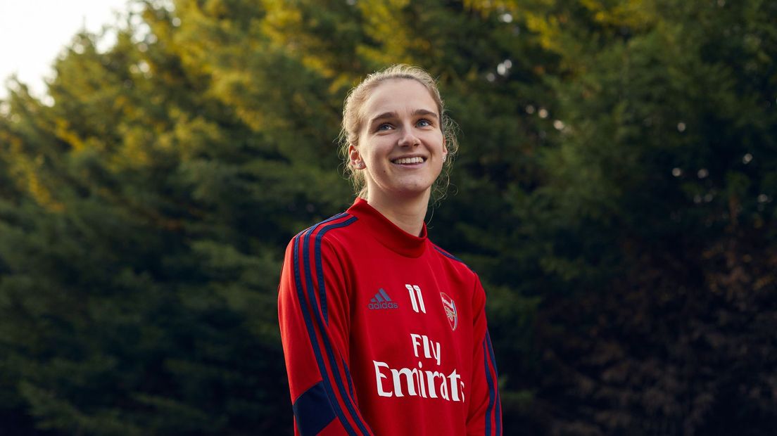 Vivianne Miedema speelt sinds 2017 voor Arsenal (Rechten: The New York Times Syndication/Suzie Howell)