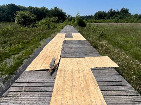 Eigenaar haalde zelf camper van vlonderpad Grolloërveen