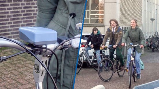 Scholieren zetten fietsritjes nuttig in met 'snuffelfiets'