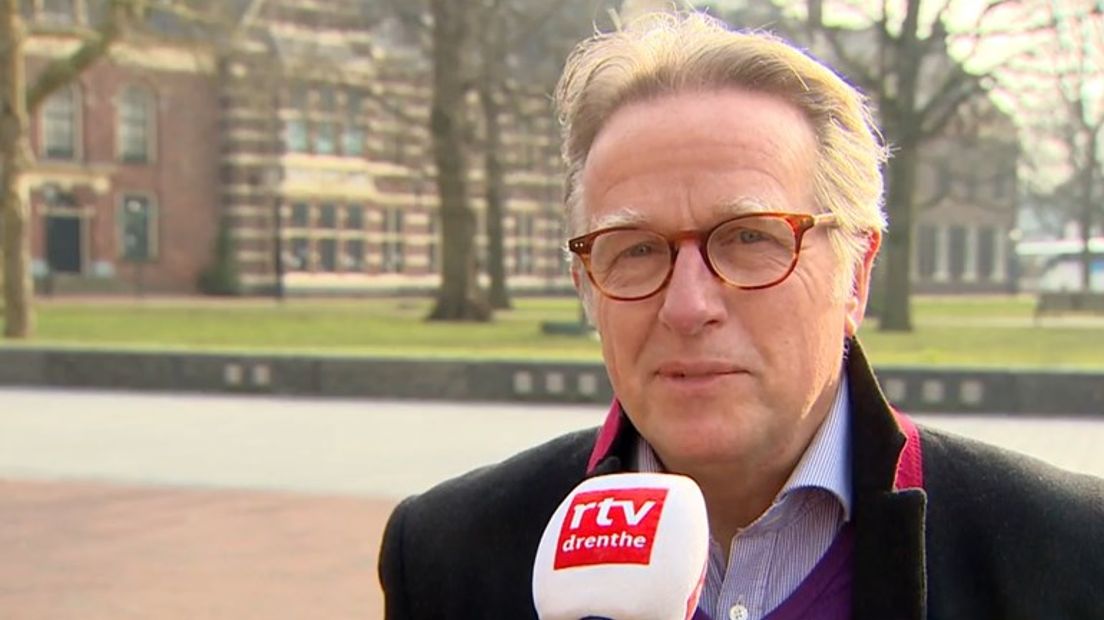Clemens Otto noemt het vertrek van Frank Duut 'niet loyaal' (Rechten: RTV Drenthe)