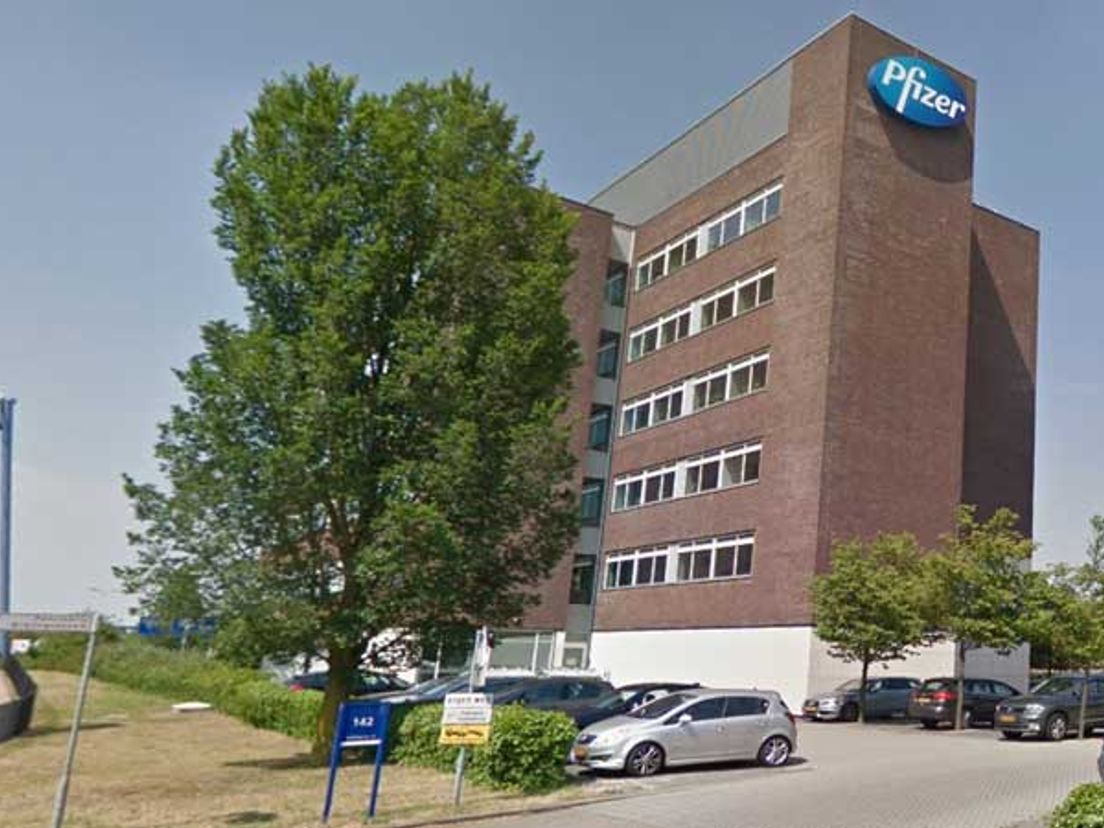 Het kantoor van Pfizer in Capelle aan den IJssel (archieffoto)