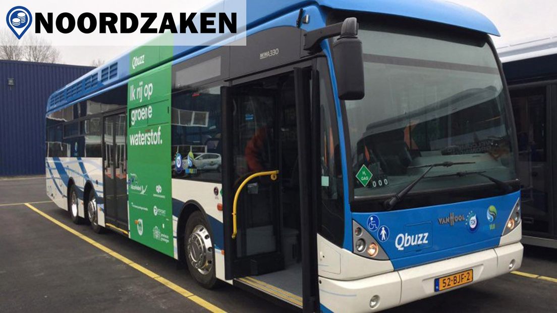 Qbuzz experimenteert al met bussen op groen waterstof.