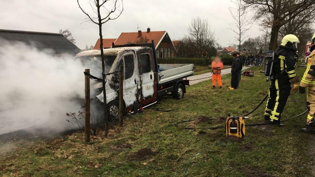 De vanmiddag aangehouden groenwerker was twee weken geleden ook al betrokken bij een autobrand