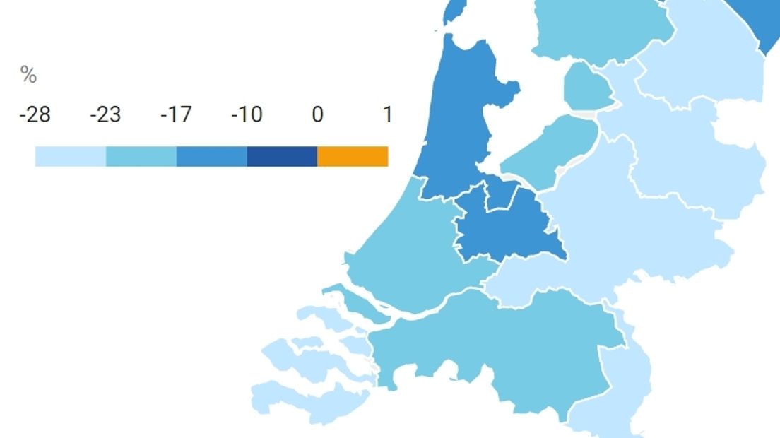 Afname van geregistreerde misdrijven 2012-2016