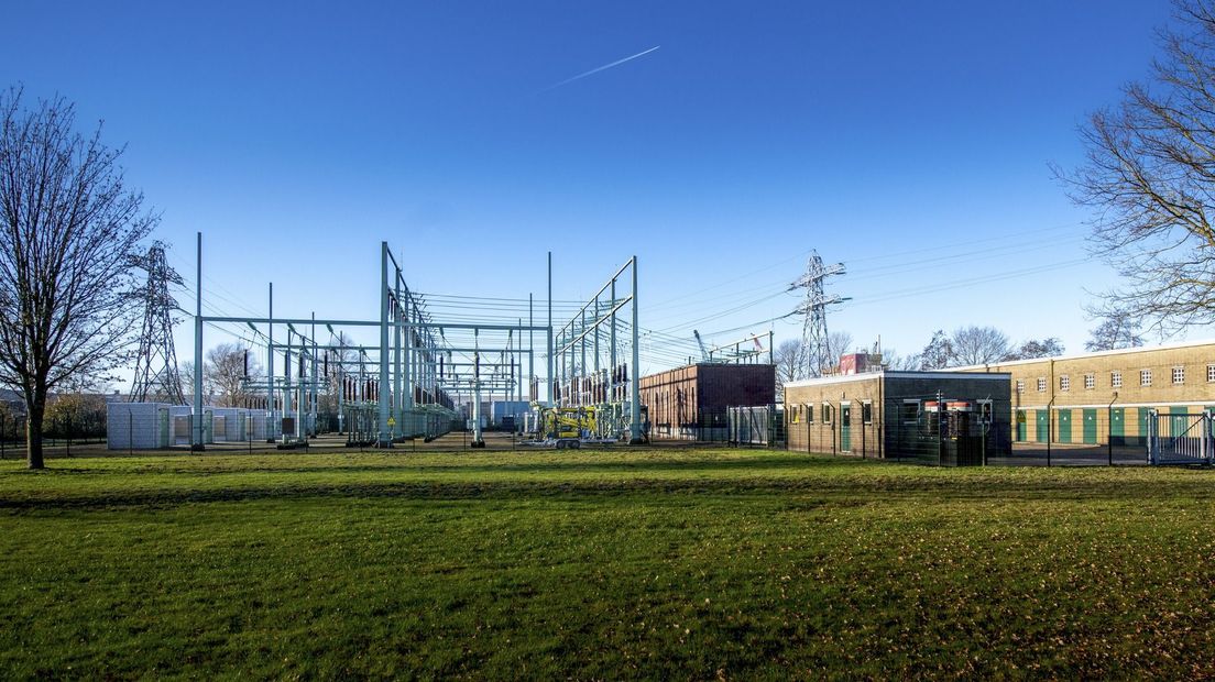 In stroomstasjon fan Liander yn Drachten
