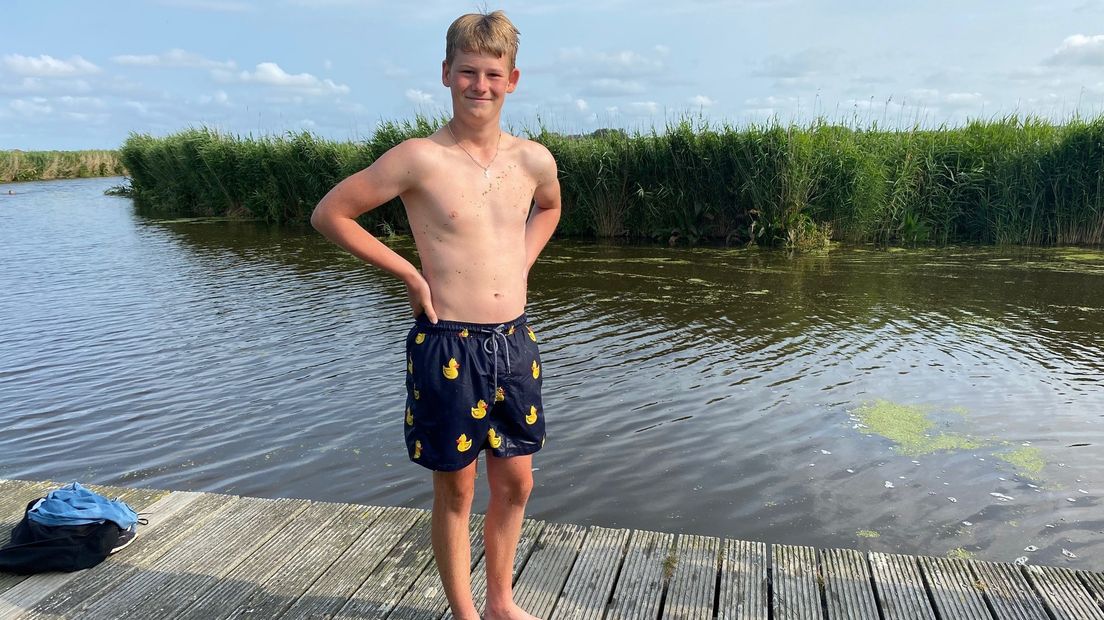 Minse Elgersma sil swimme yn De Rie