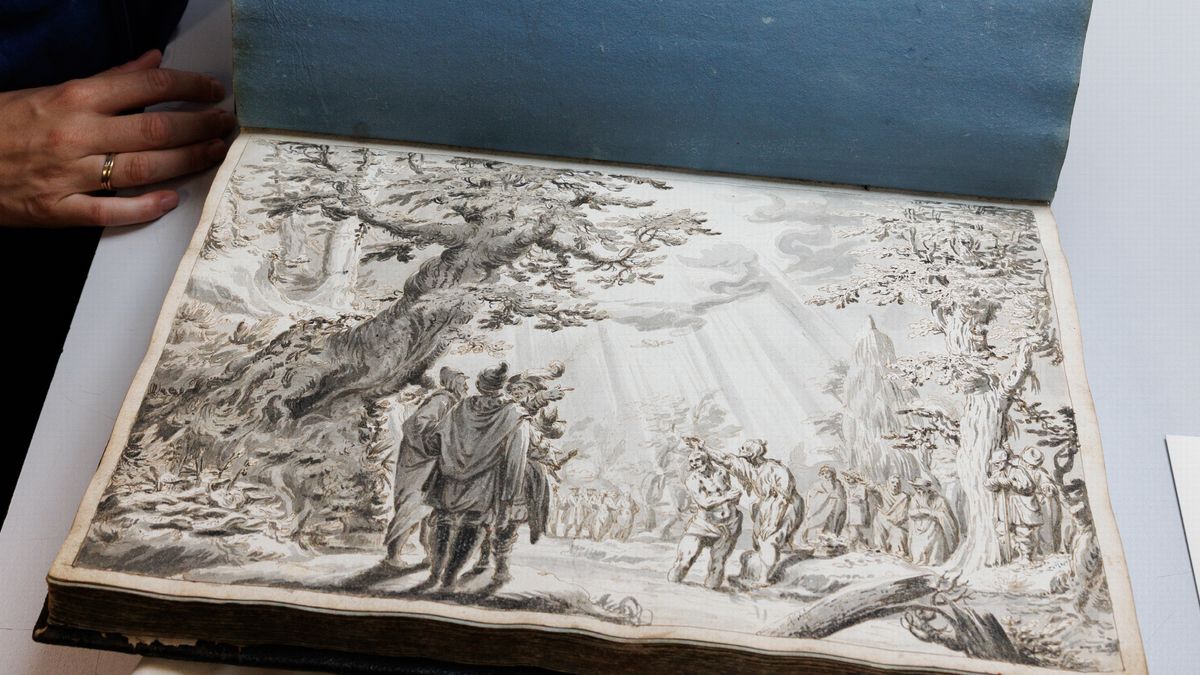 Zeldzaam zeventiende-eeuws tekenboek van Leeuwarder kunstenaar geschonken aan het Rijksmuseum