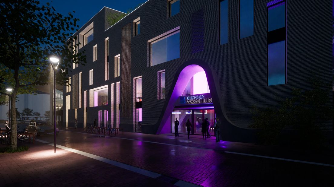 Artist impression van Burgerweeshuis