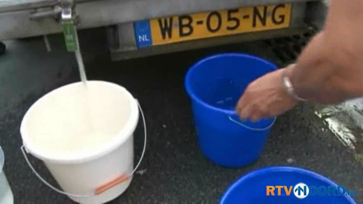 Deel van Oldekerk zonder water