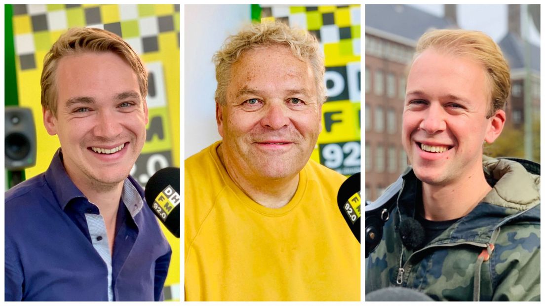 Ivar Lingen (links), Marcel Verreck (midden) en Pim Markering (rechts)