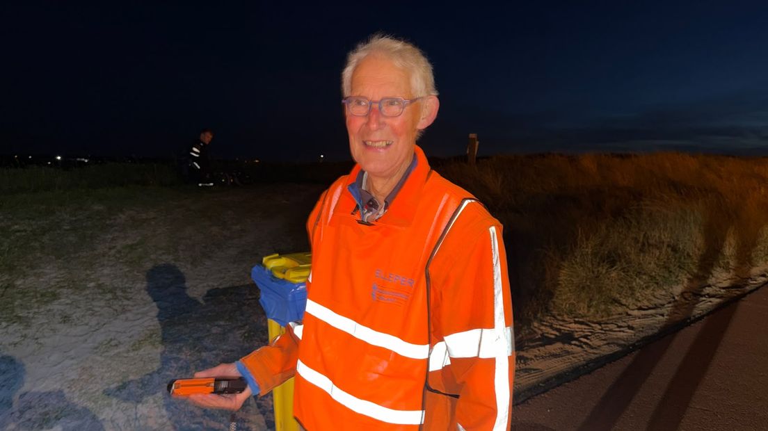 Frans Bos uit Vlissingen is vrijwilliger bij de Kustmarathon