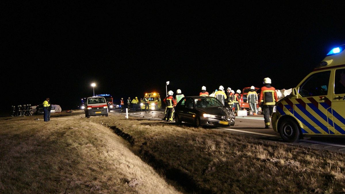 Dodelijk ongeval op N34 bij Anloo