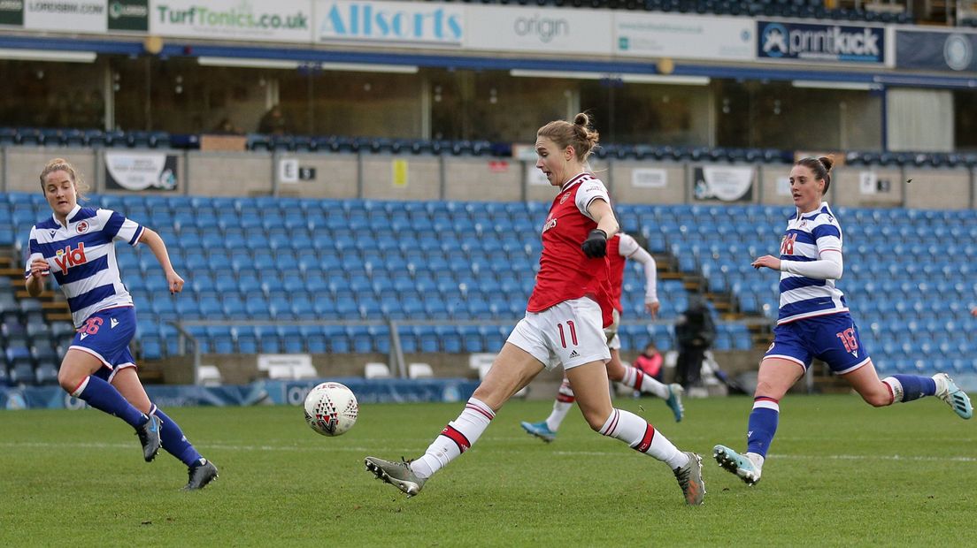 Vivianne Miedema scoort twee keer tegen Reading (Rechten: Hollandse Hoogte) (Rechten: Hollandse Hoogte)