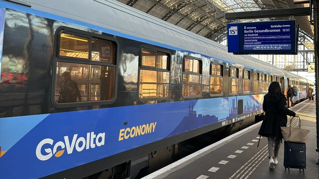 Trein tussen Amsterdam en Berlijn
